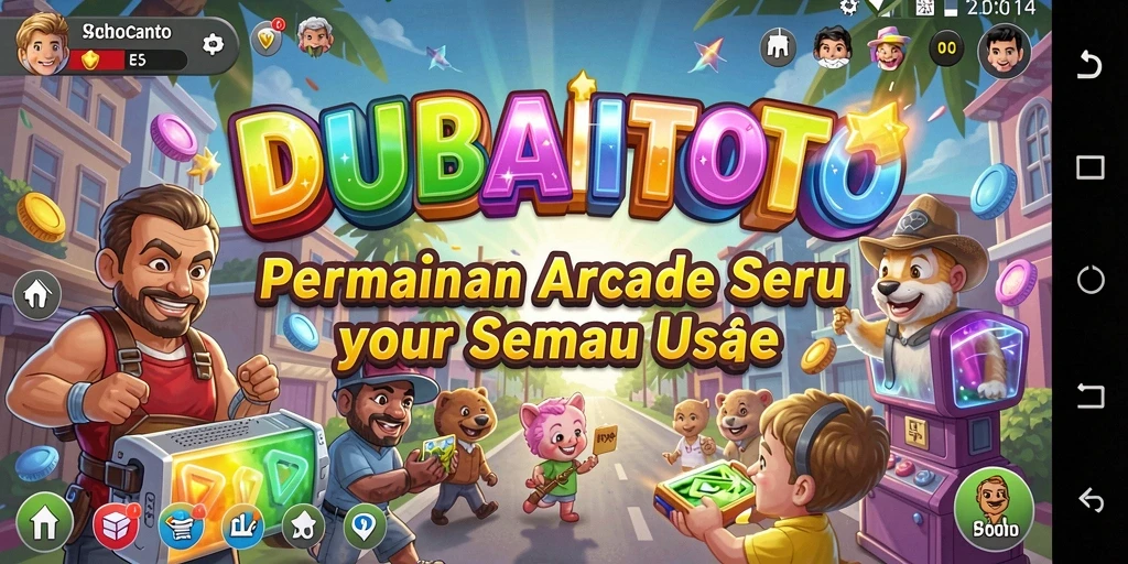 Tampilan layar gameplay yang seru dan menantang di DUBAITOTO.