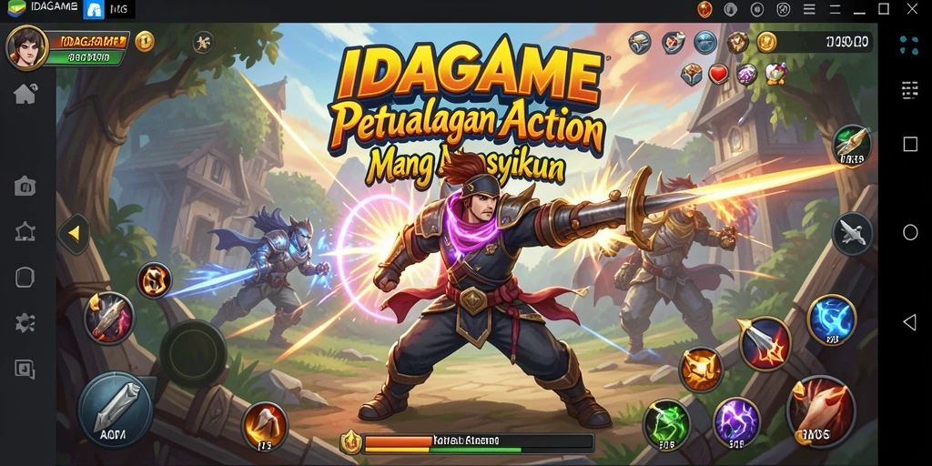 Tangkapan layar gameplay IDAGAME dengan aksi seru dan grafis menawan.