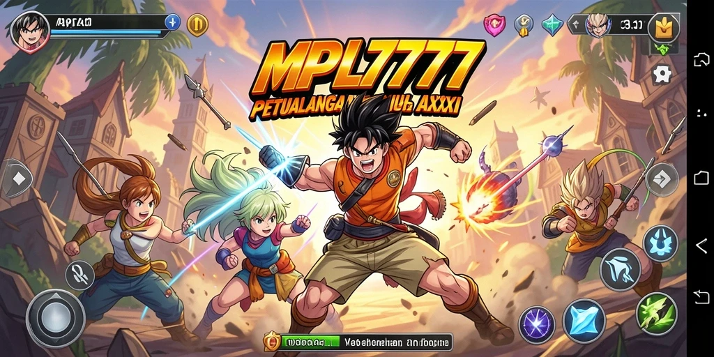 Screenshot gameplay MPL777 dengan karakter Anime yang beraksi.
