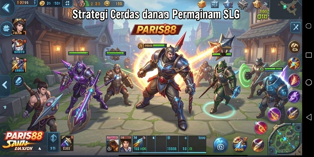 Tampilan gameplay PARIS88 yang mendebarkan dan strategis.