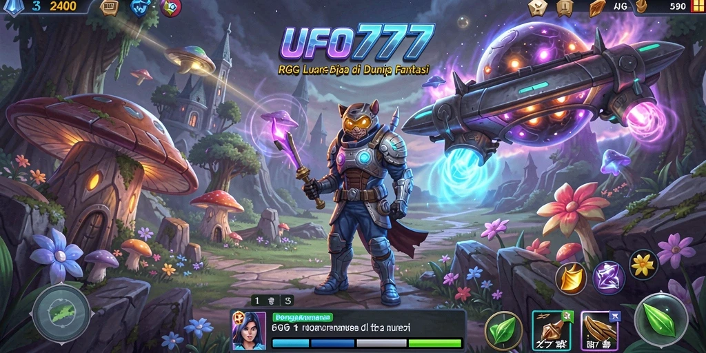 Tangkapan layar utama dari gameplay RPG yang menegangkan.