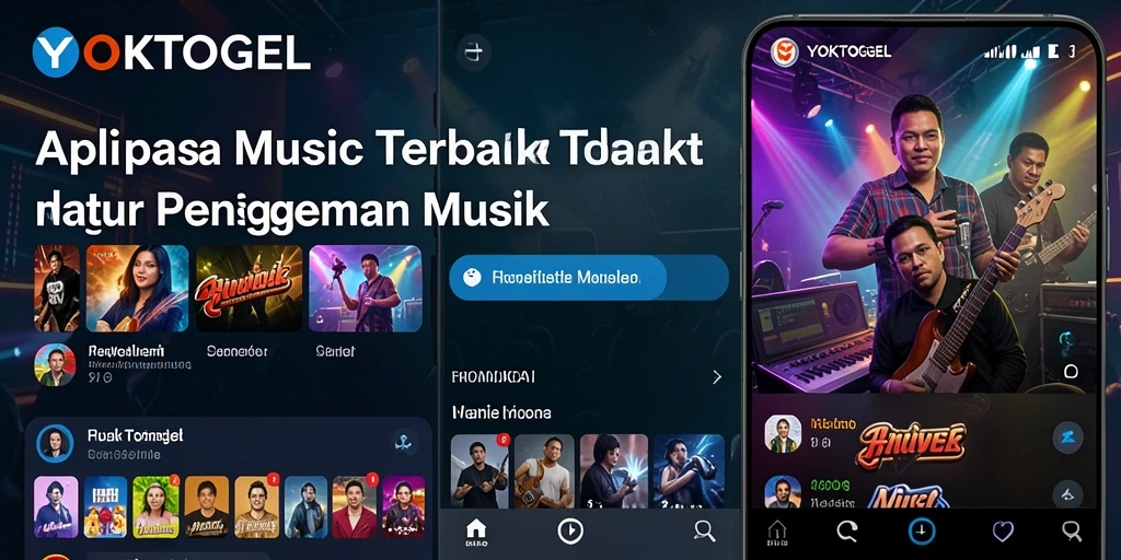 Tangkapan layar utama YOKTOGEL menampilkan gameplay yang menyenangkan dengan berbagai fitur musik.